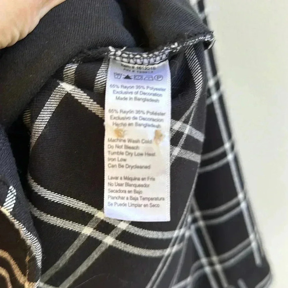 JACHS Girlfriend Soft Women’s Flannel Button Down Long Sleeve with Pockets! Sz L - Picture 5 of 8